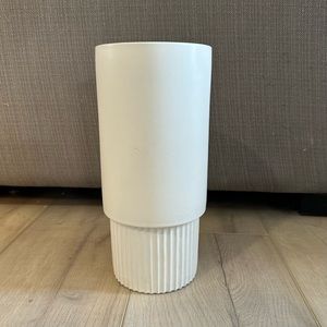 Tall White Vase
